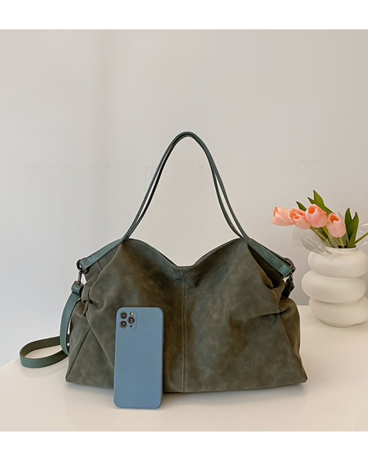 Lyra Suede Shoulder Bag