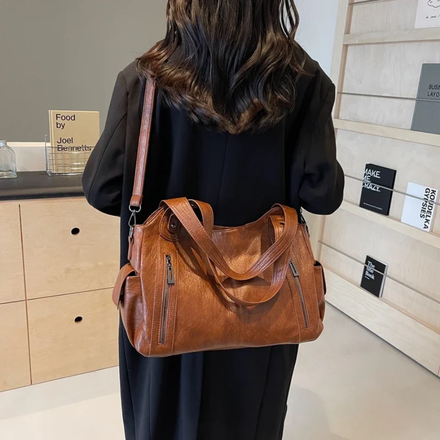 Classic Leather Tote Bag