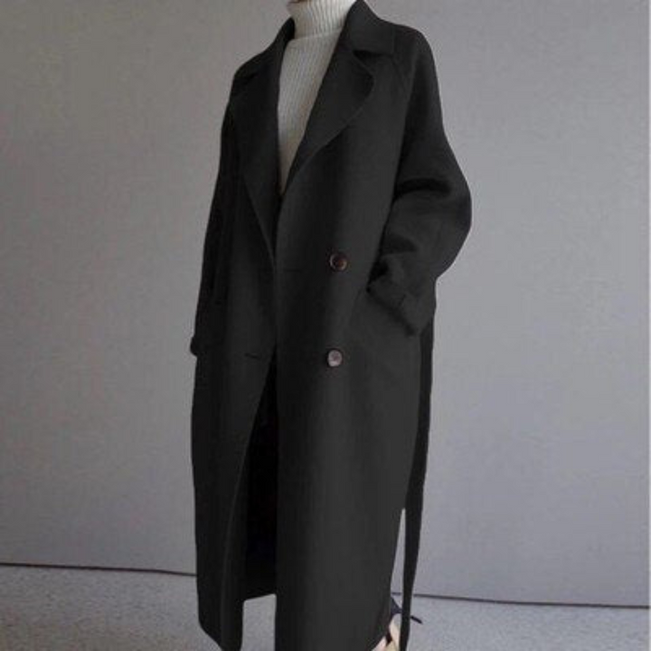 Clara wool trench coat