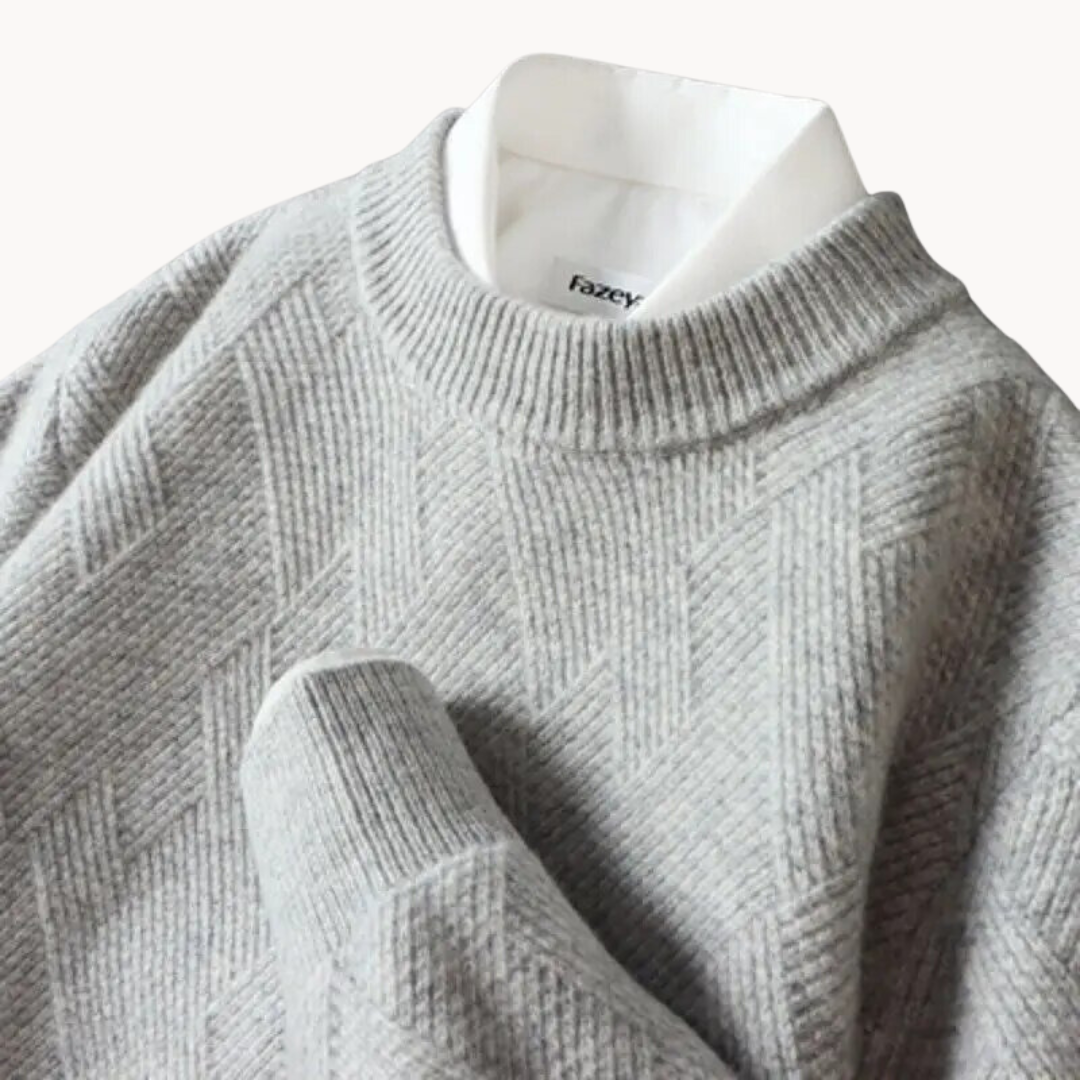 Jacquard Knit Sweater