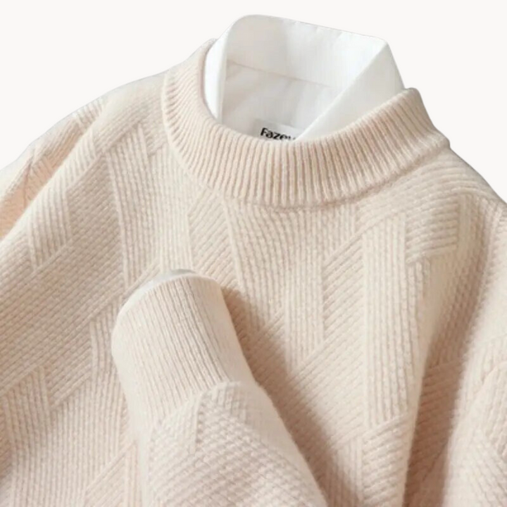 Jacquard Knit Sweater