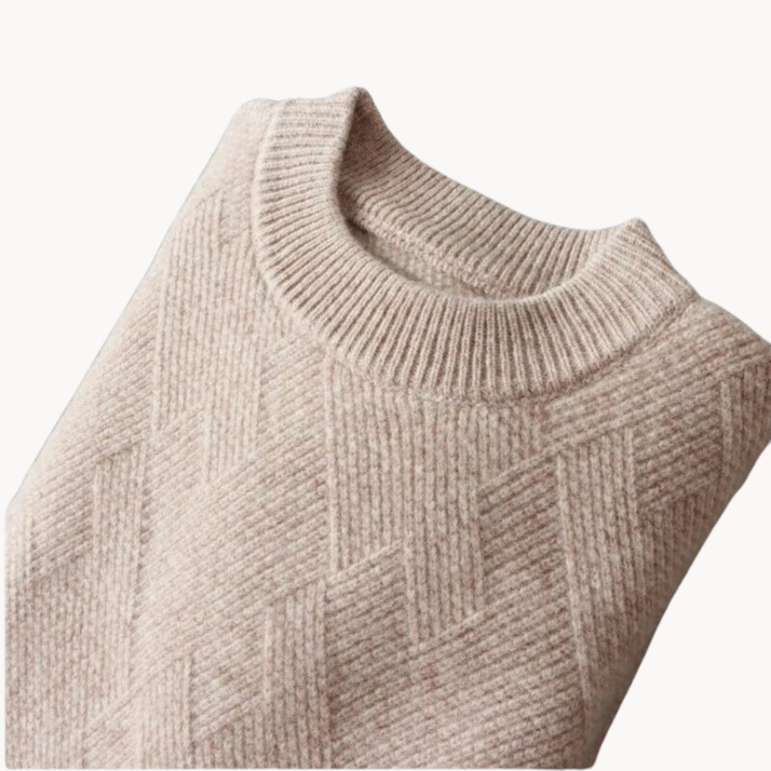 Jacquard Knit Sweater