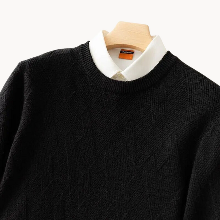 Jacquard Knit Sweater