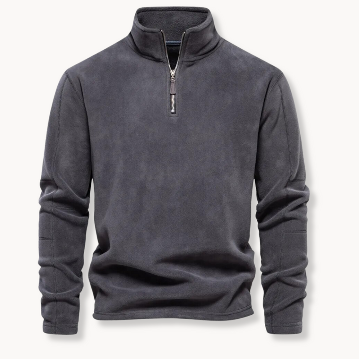 Kael Quarter Zip Fleece Sweater