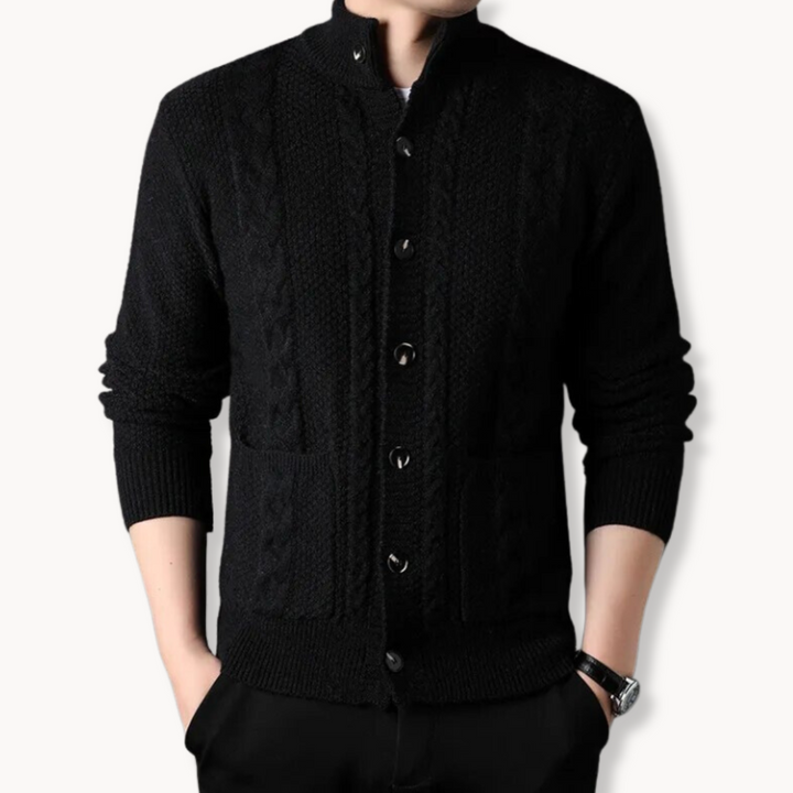 Cable Wool Cardigan