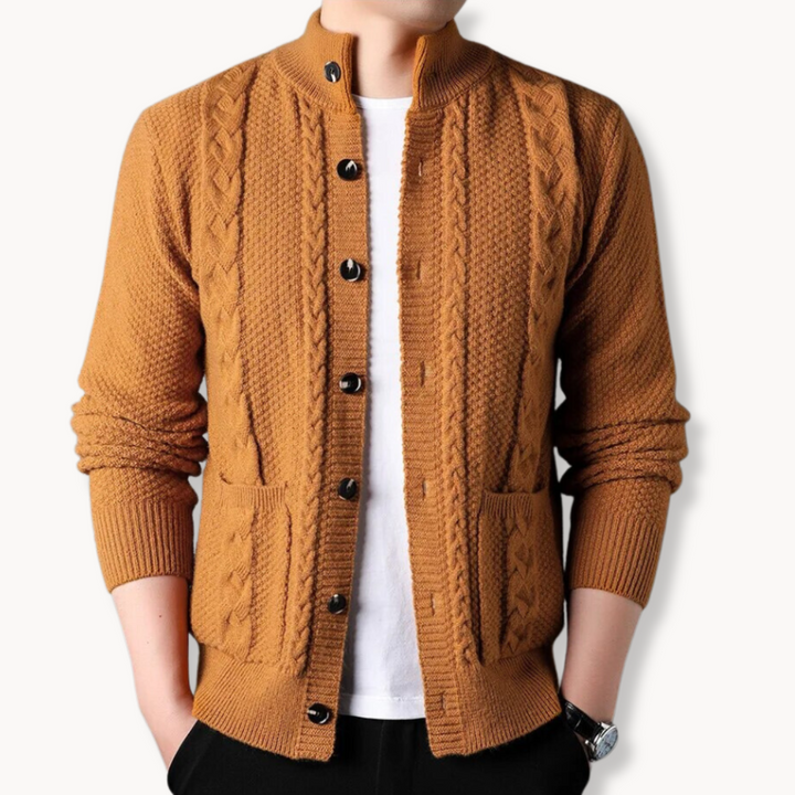 Cable Wool Cardigan