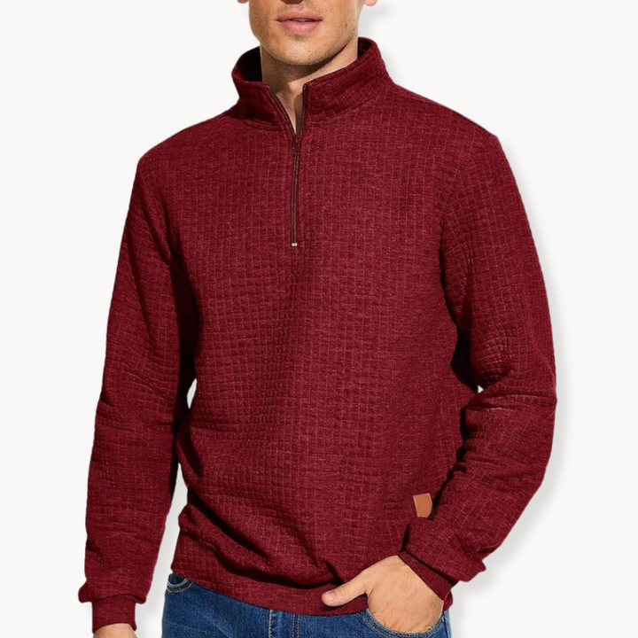 Rafael Quarter Zip Sweater