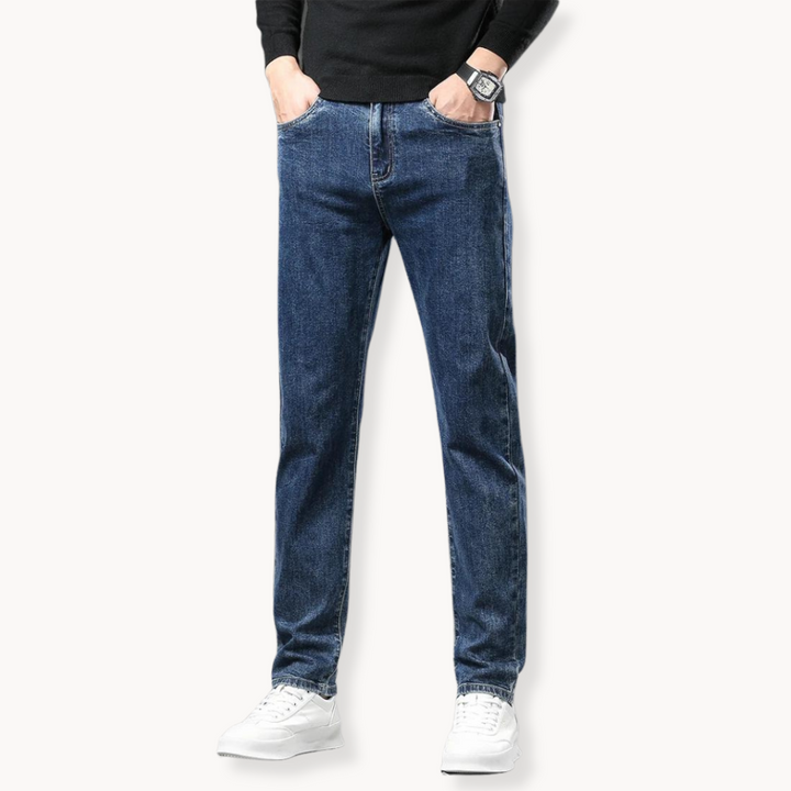 Winter Fleece Straight Jeans