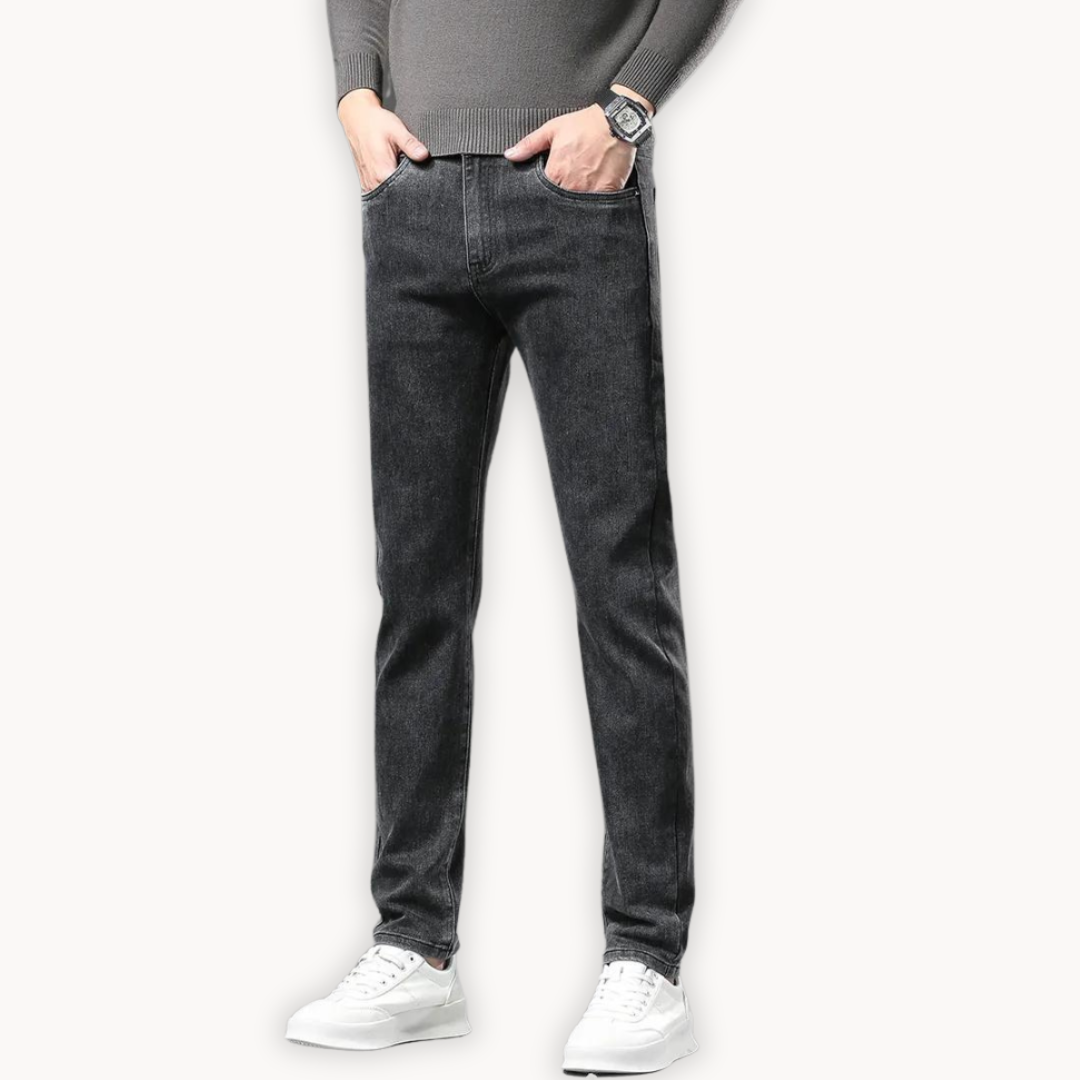 Winter Fleece Straight Jeans