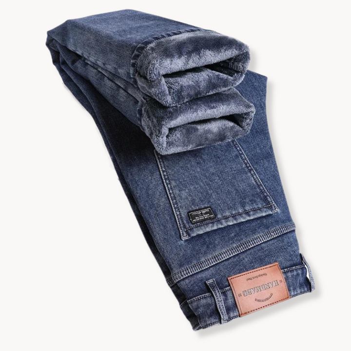 Winter Fleece Straight Jeans