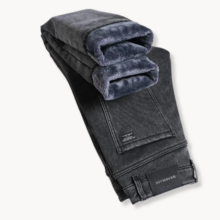 Winter Fleece Straight Jeans