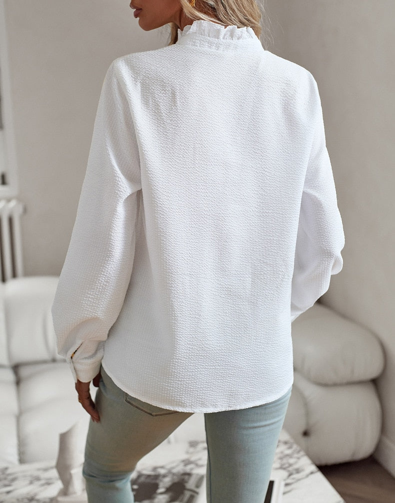 Ella Ruffle Blouse