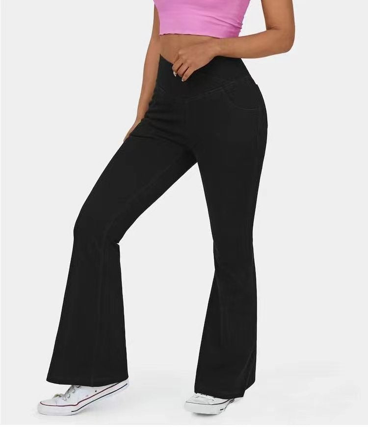 Cleo High Waist Crossover Jeans