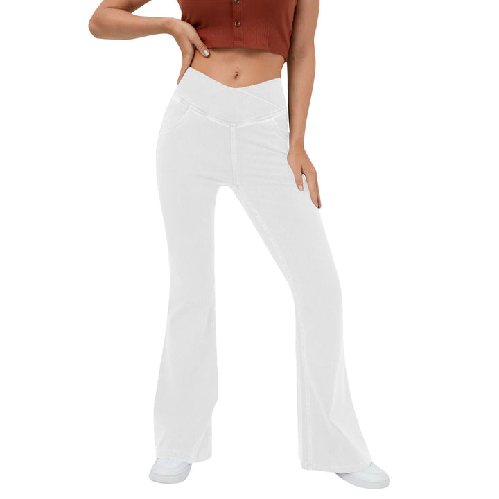 Cleo High Waist Crossover Jeans