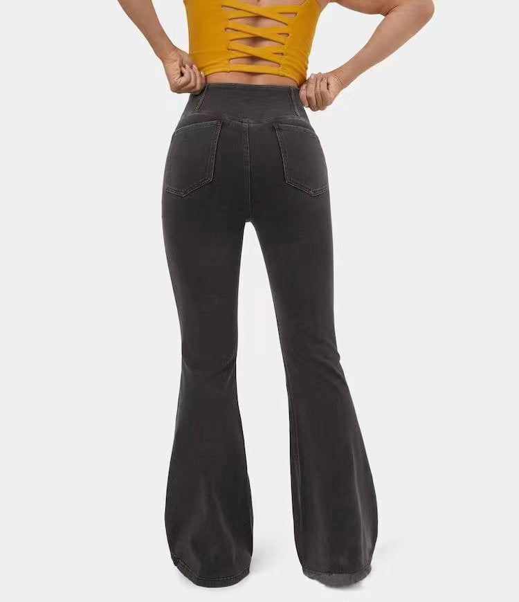 Cleo High Waist Crossover Jeans