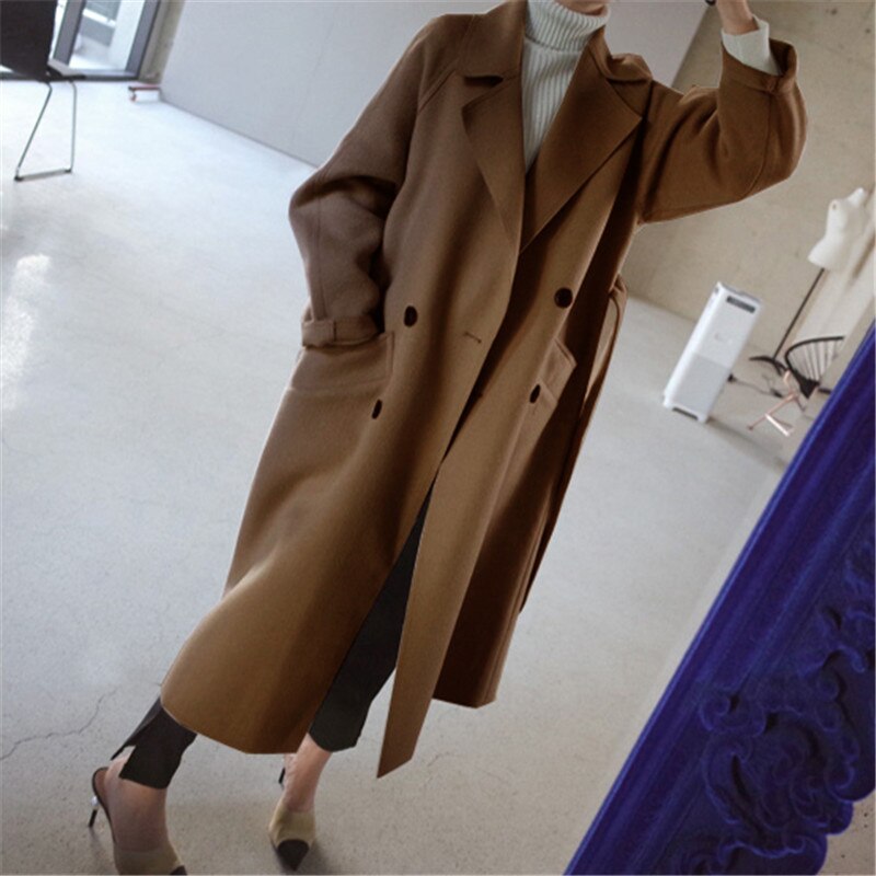 Clara wool trench coat