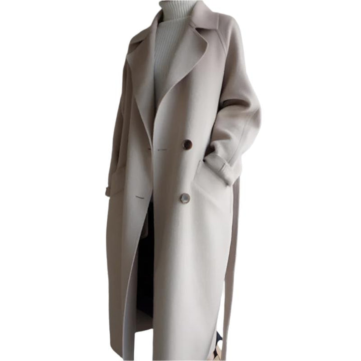 Clara wool trench coat