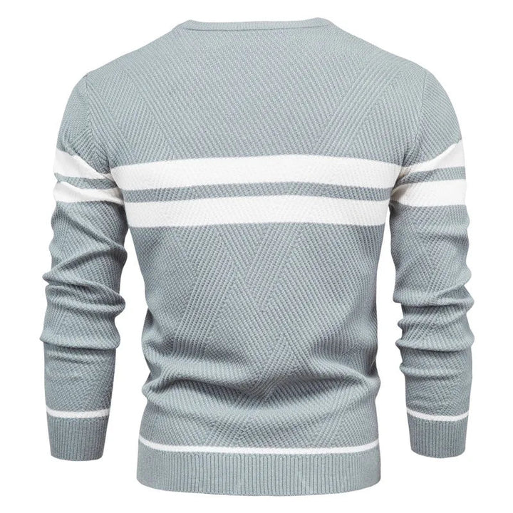 Field Stripe Cotton Crewneck